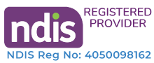 NDIS registered provider — registration number 4050098162